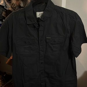 Black mens ecko unlimited dress shirt